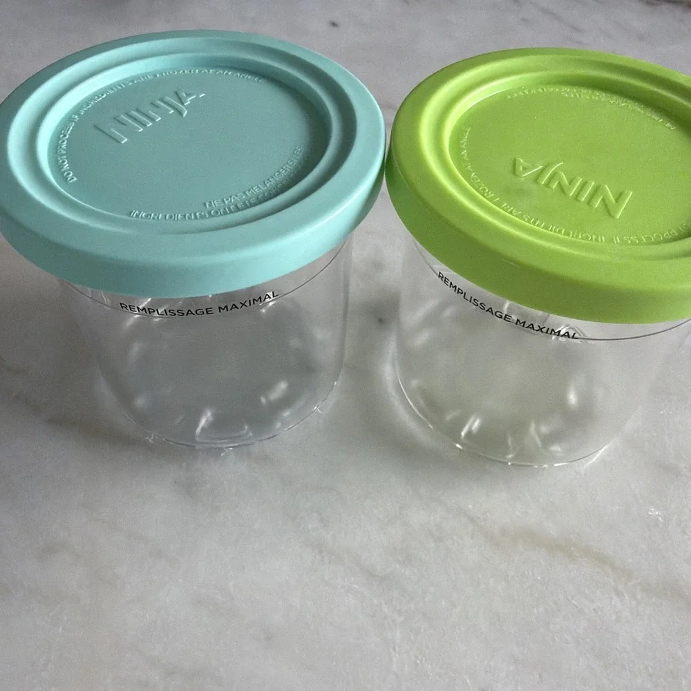 CREAMi Pints and Lids - 2 Pack, Compatible with NC300s Series Ninja Creami